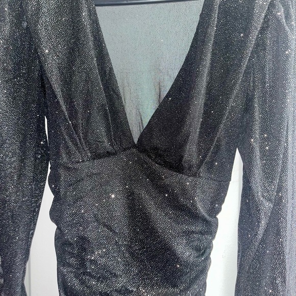 Windsor Sparkle Black Dress - Picture 2 of 2
